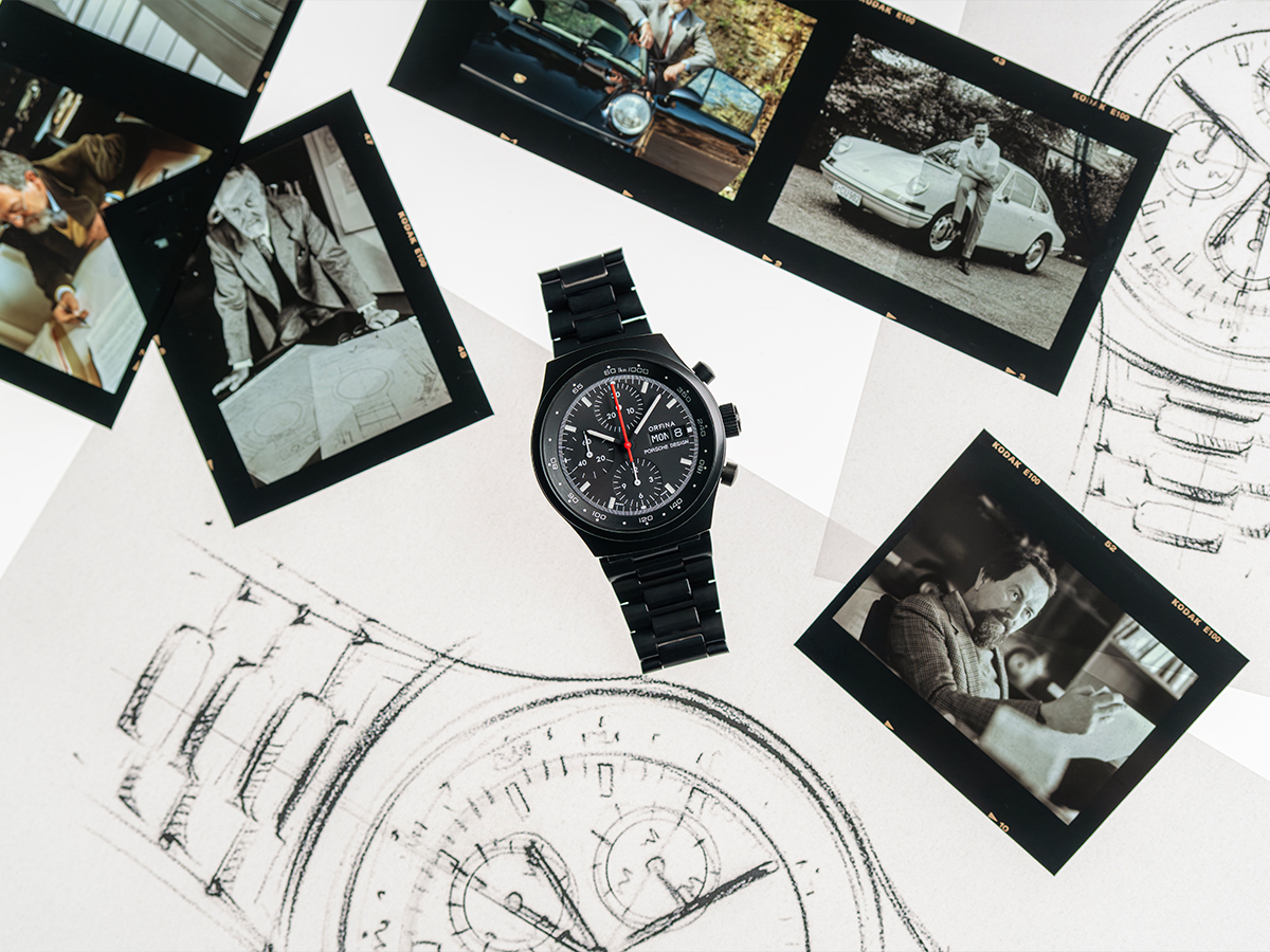 Porsche design's new watch manufactory in grenchen on table