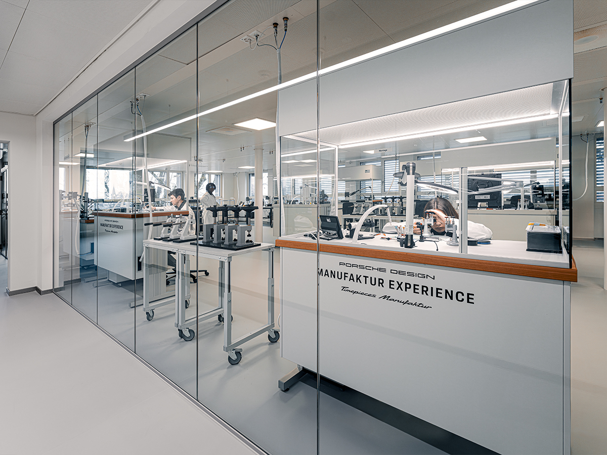 Porsche design's new watch manufactory in grenchen watch maker
