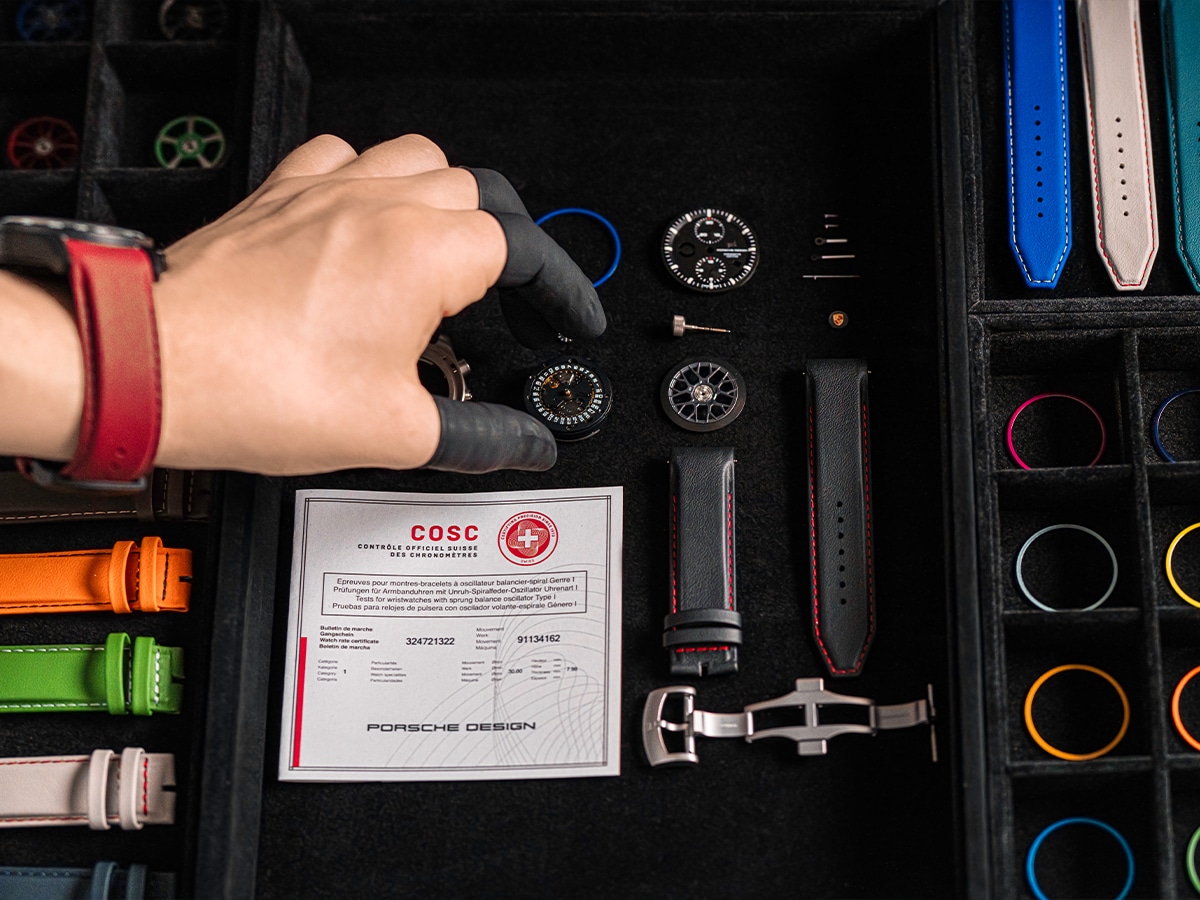 Porsche design's new watch manufactory in grenchen watches with globes