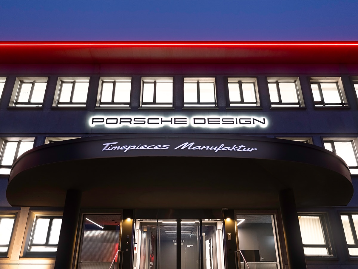 Porsche design's new watch manufactory in grenchen