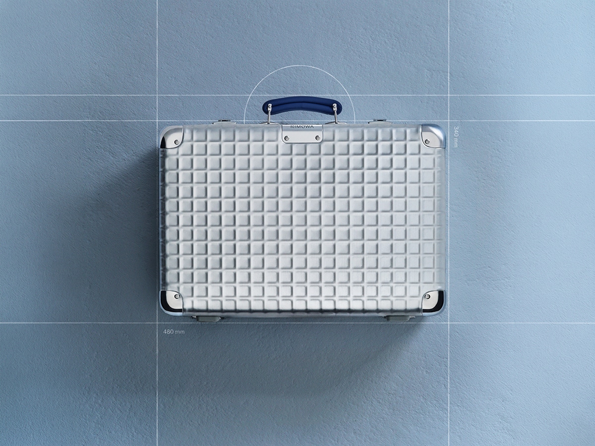 Rimowa classic grid hand luggage