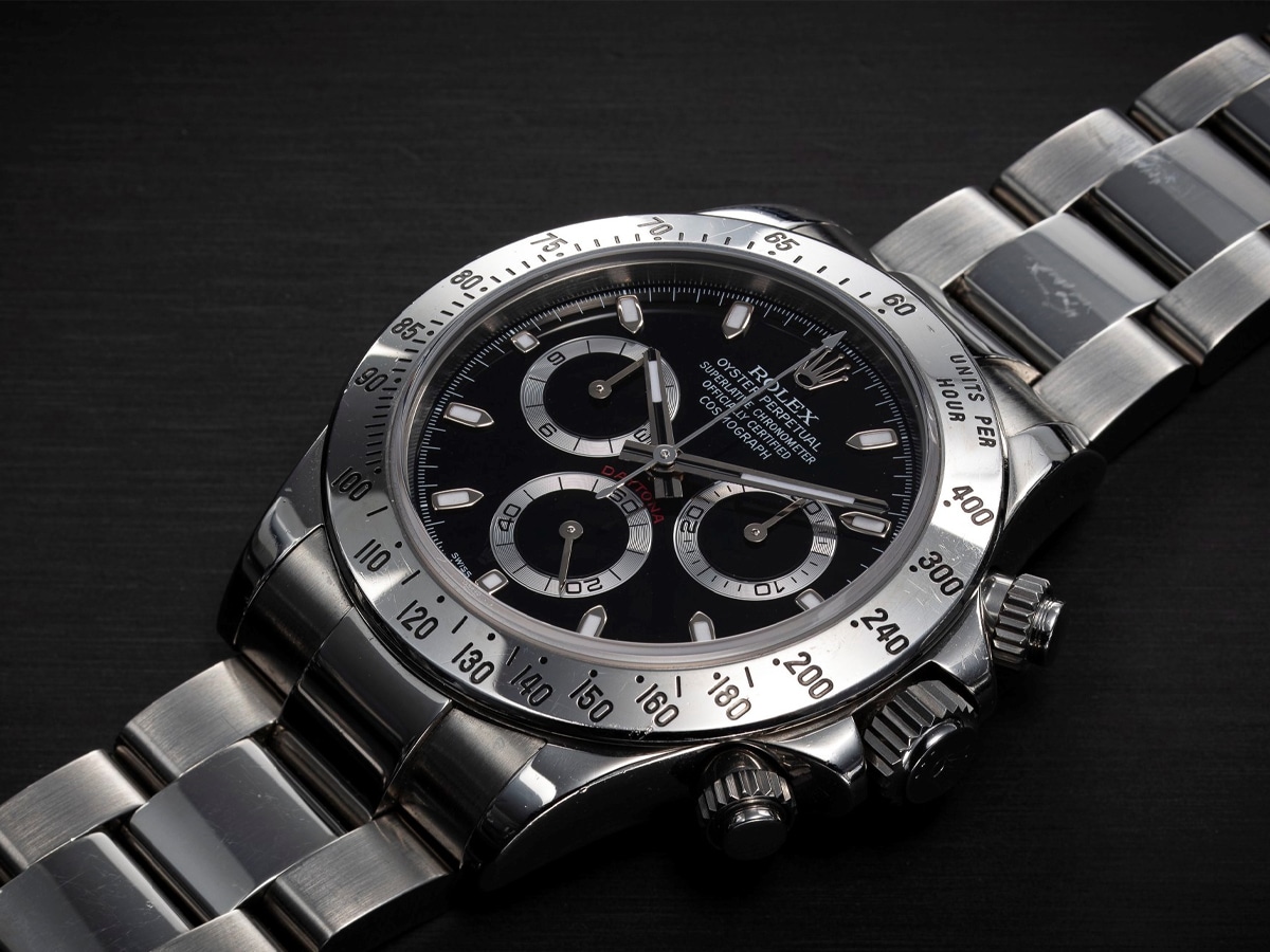 Rolex daytona ref 116520 a steel automatic chronograph