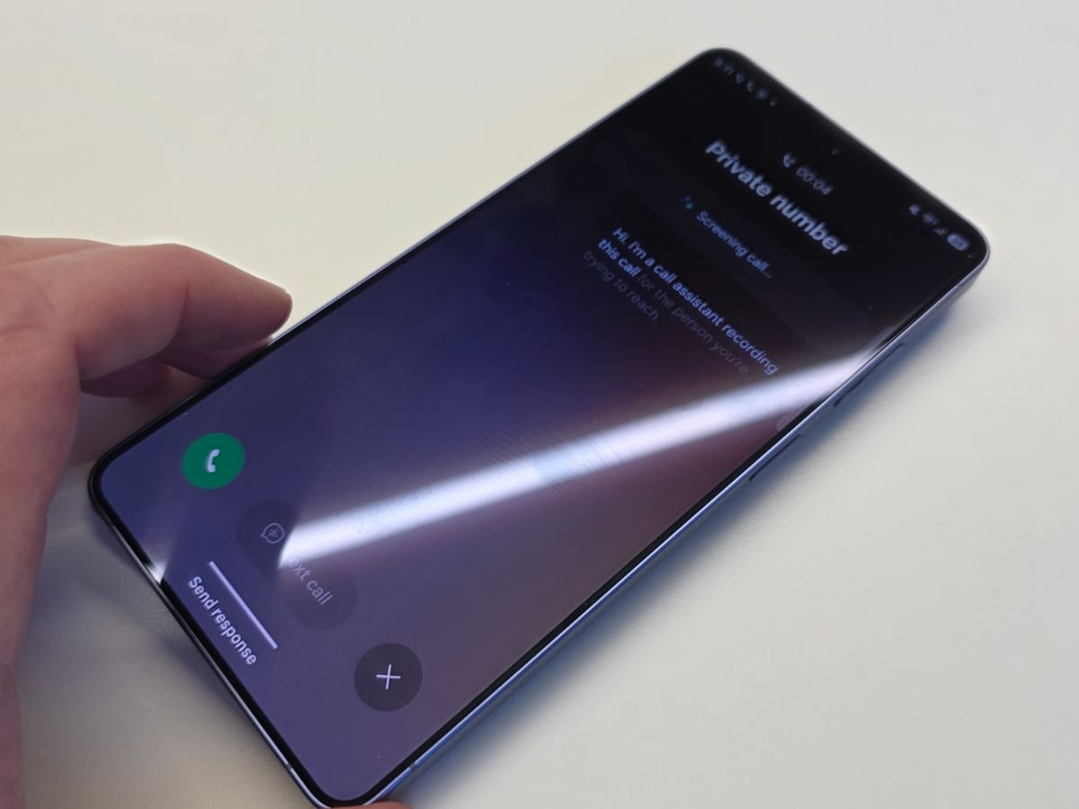 S26 ultra call screening