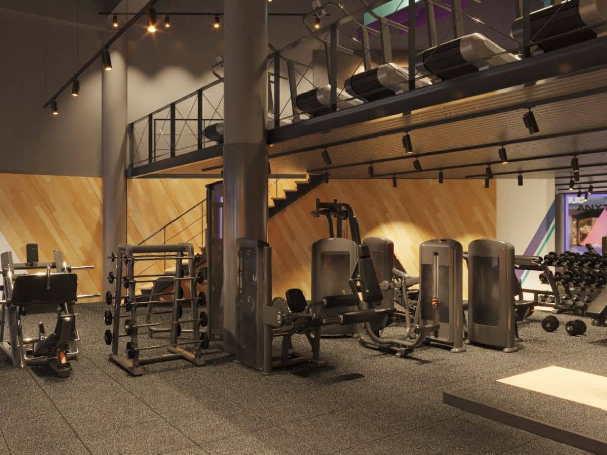 Sydney airport arrivals upgrades anytime fitness interior