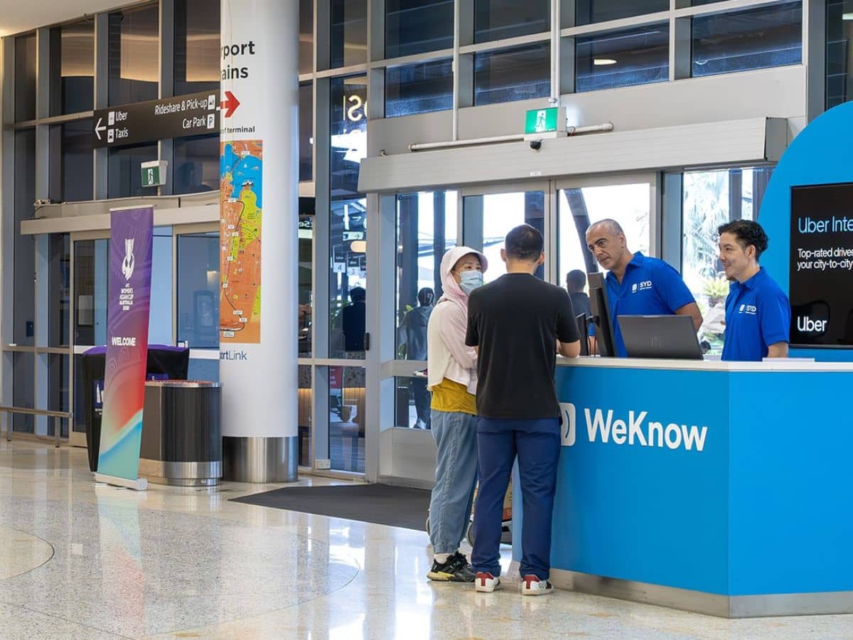 Sydney airport arrivals upgrades weknow