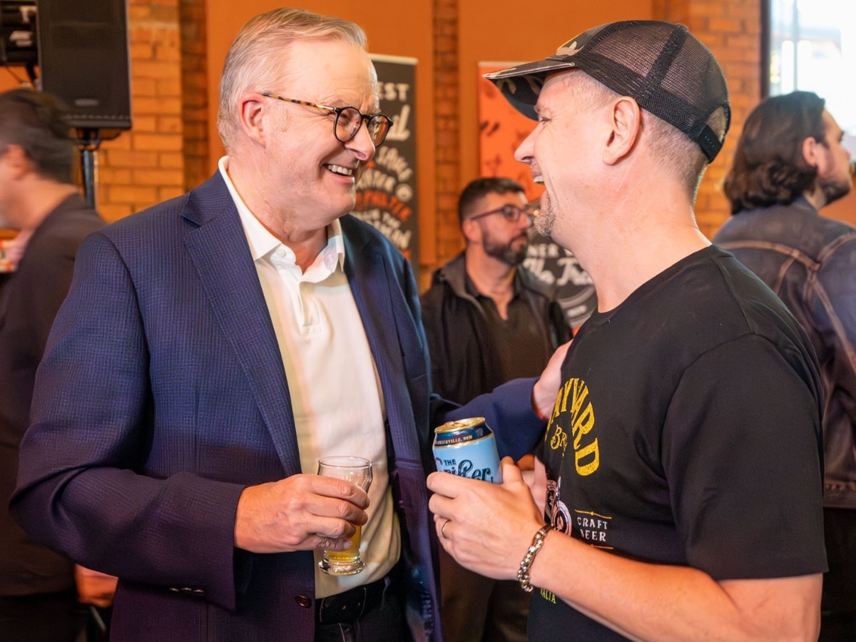 Anthony albanese beer