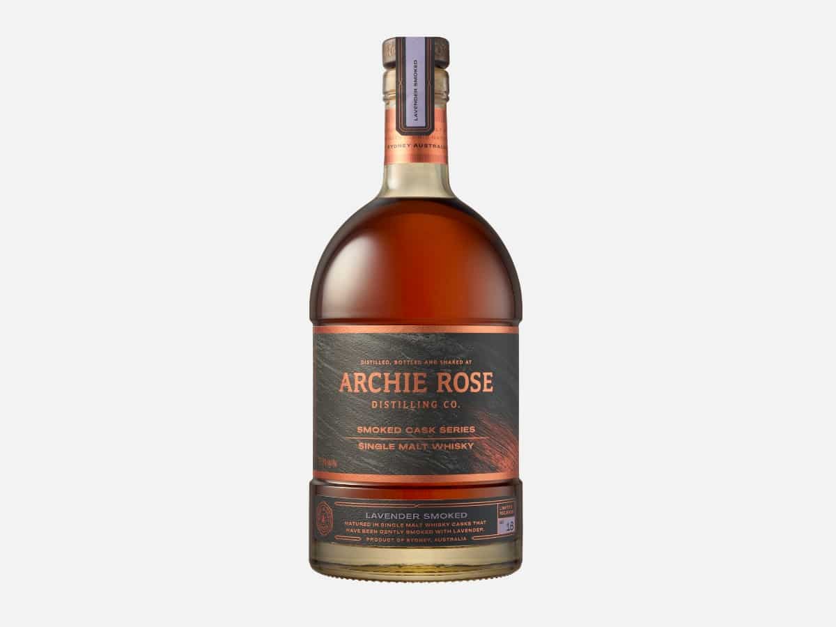 Archie rose lavender smoked cask single malt whisky 9
