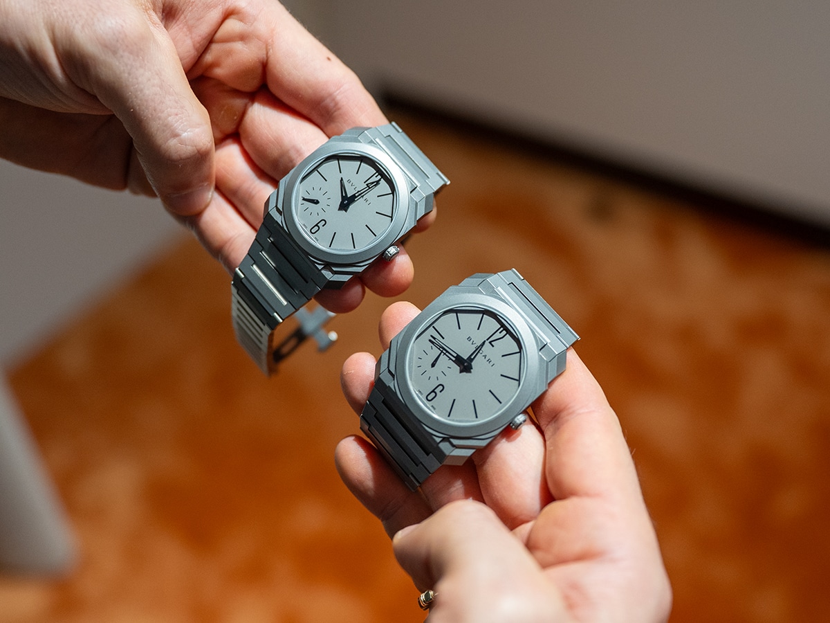 Bulgari size comparion