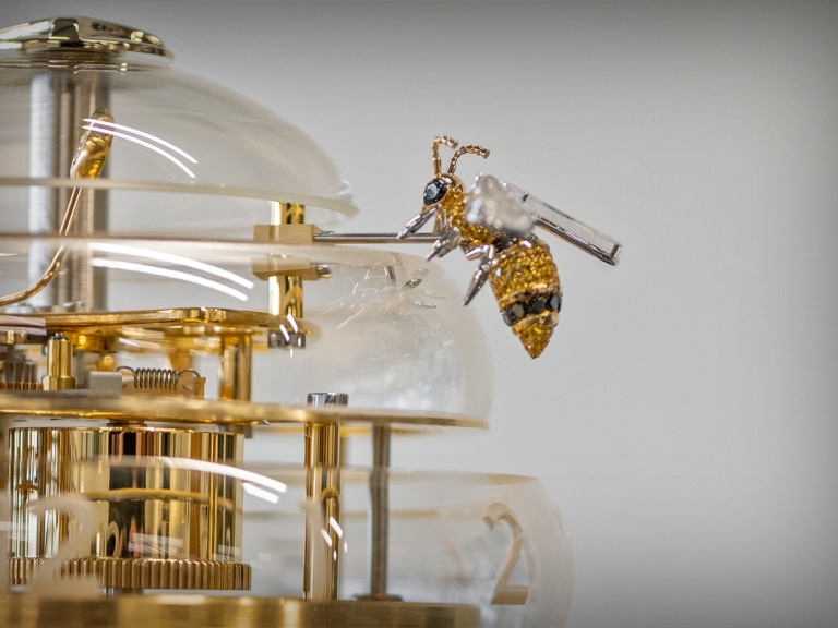 Chopard's Beehive Table Clock Is a Mechanical Masterpiece Dripping in ...