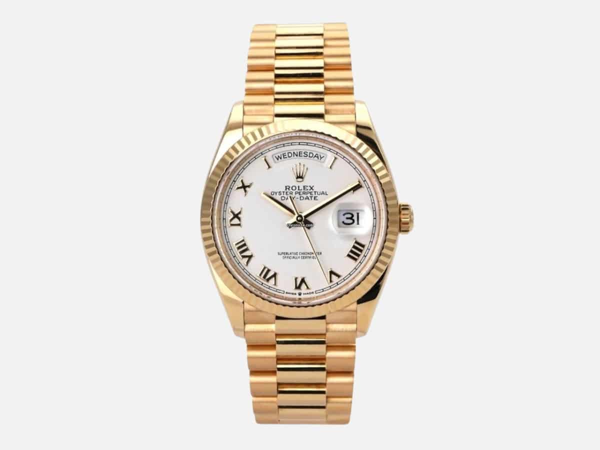 Day date 3640 stone dial variants refs 128238 128239 128235