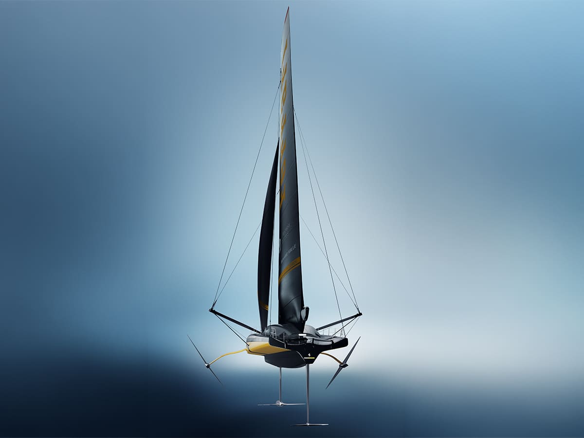 Ferrari hypersail rear three quarter