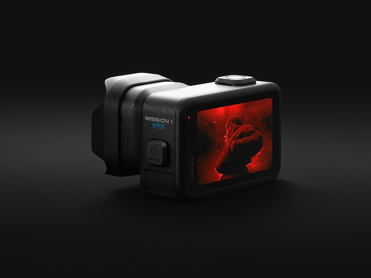 Gopro mission 1 pro back