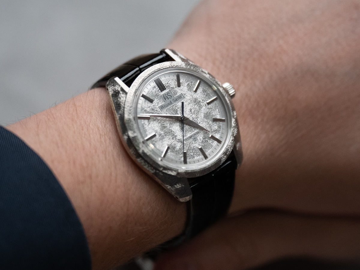 Grand seiko masterpiece sbgz011 on wrist 2