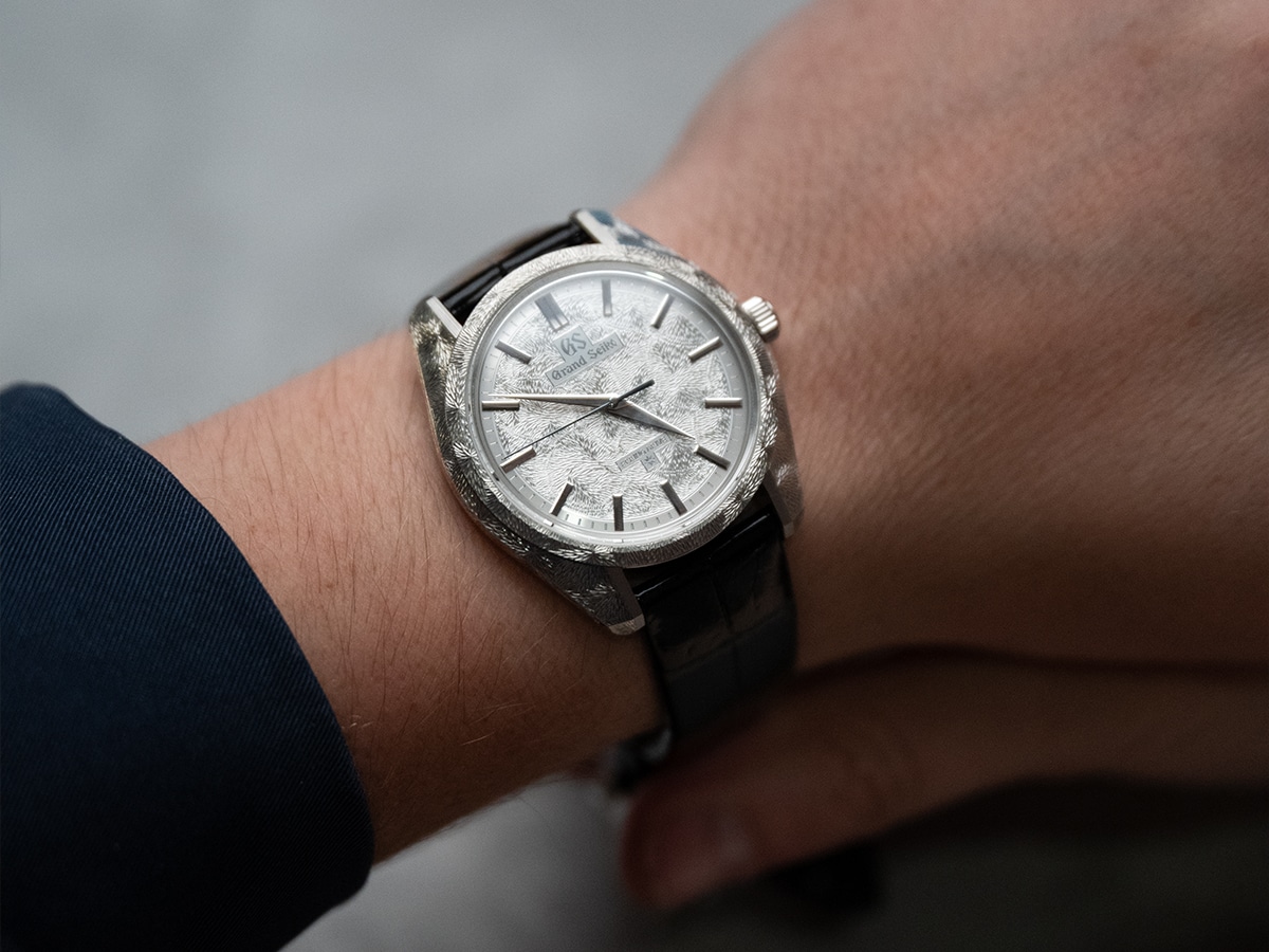 $120,000 Grand Seiko Masterpiece SBGZ011 Captures a Mystic Waterfall in Platinum