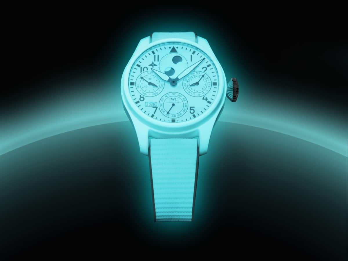 IWC’s Fully Luminous Ceralume Watch Glows for 24 Hours