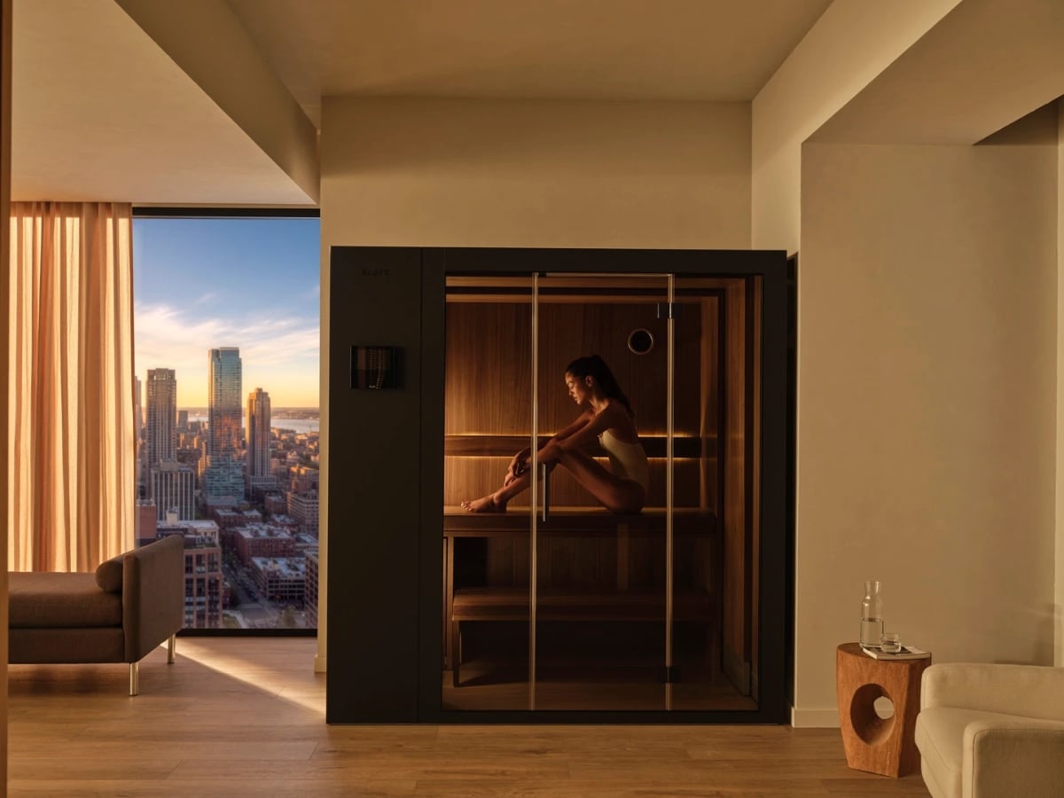 KLAFS S1 Retractable Sauna | Image: KLAFS