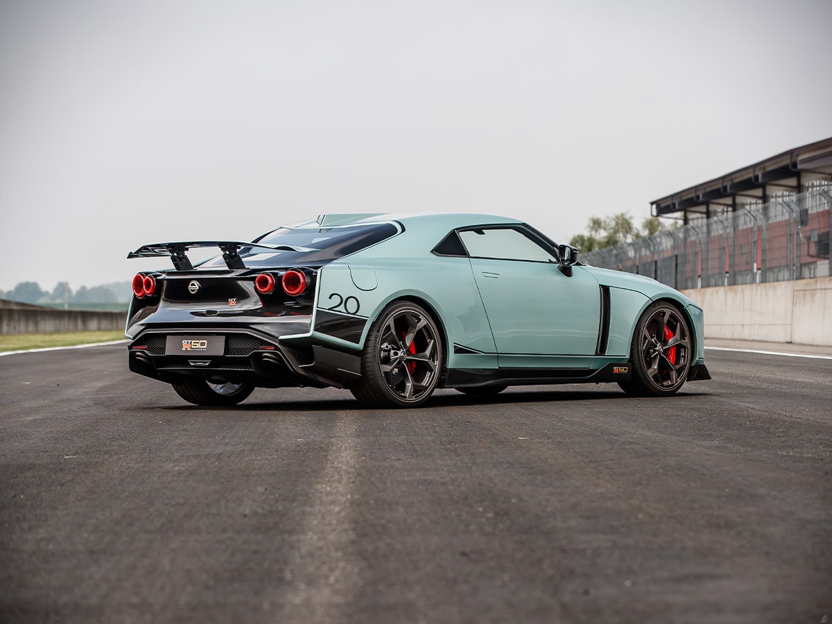 Nissan gt r50 by italdesign rear three quarter
