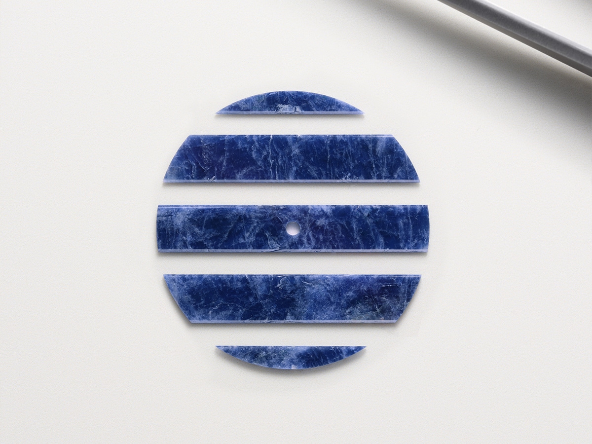 Piaget polo 79 g0a51151 - automatic white gold sodalite watch 2