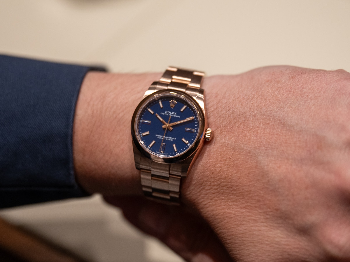 Rolex op34 on wrist 2026