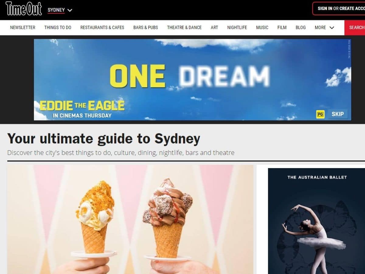 Timeout lifestyle website