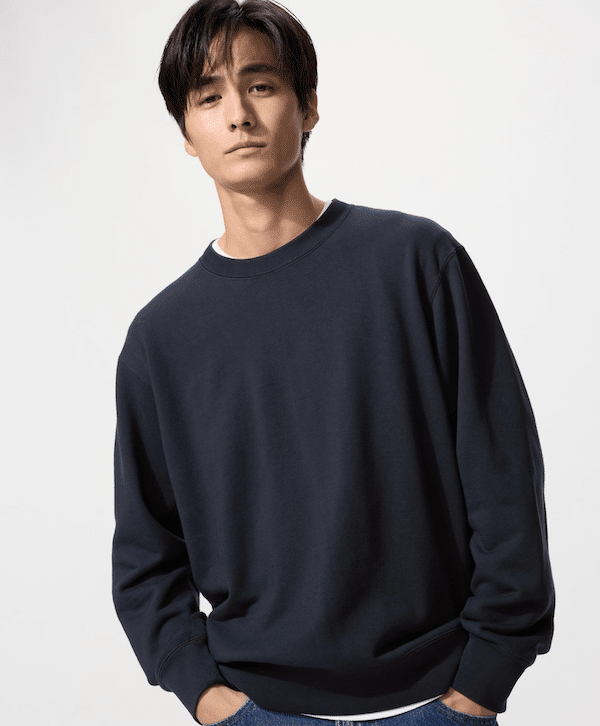 Uniqlo navy crew
