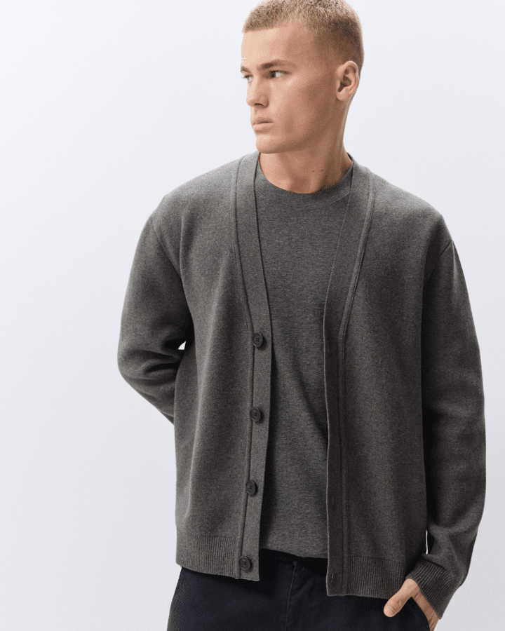 Unison label mens cardigan
