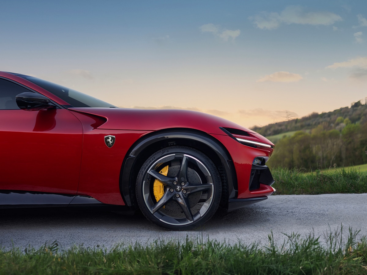 Ferrari purosangue handling speciale front wheel