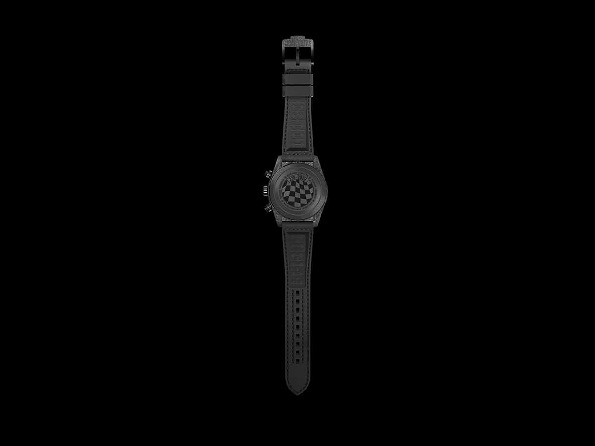 Tudor black bay chrono carbon 26 caseback strap