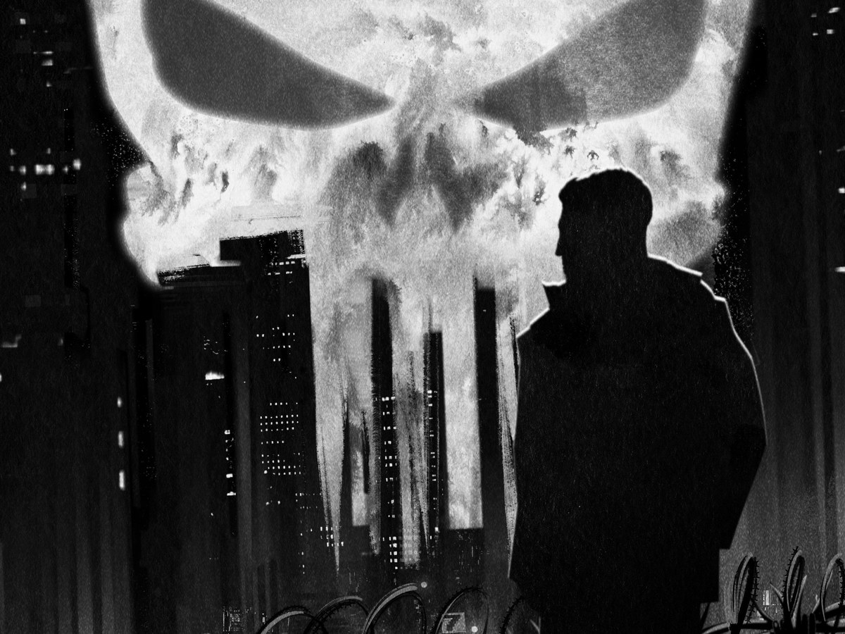 Film still from The Punisher (2017)