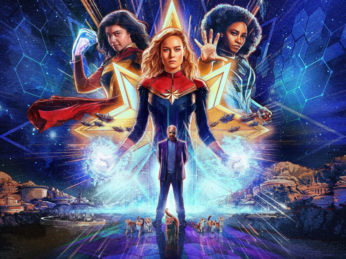 Film still from The Marvels (2023)