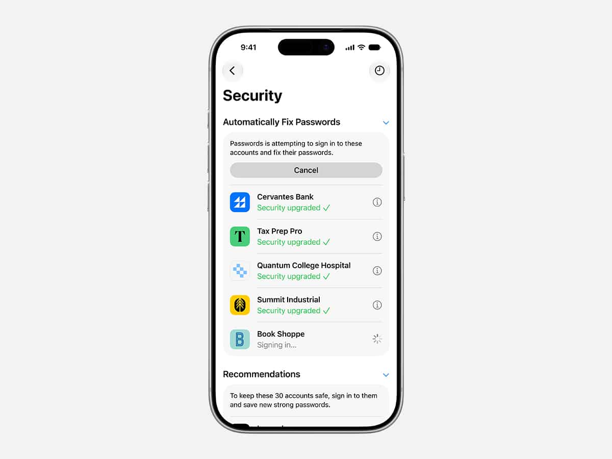 Apple security features
