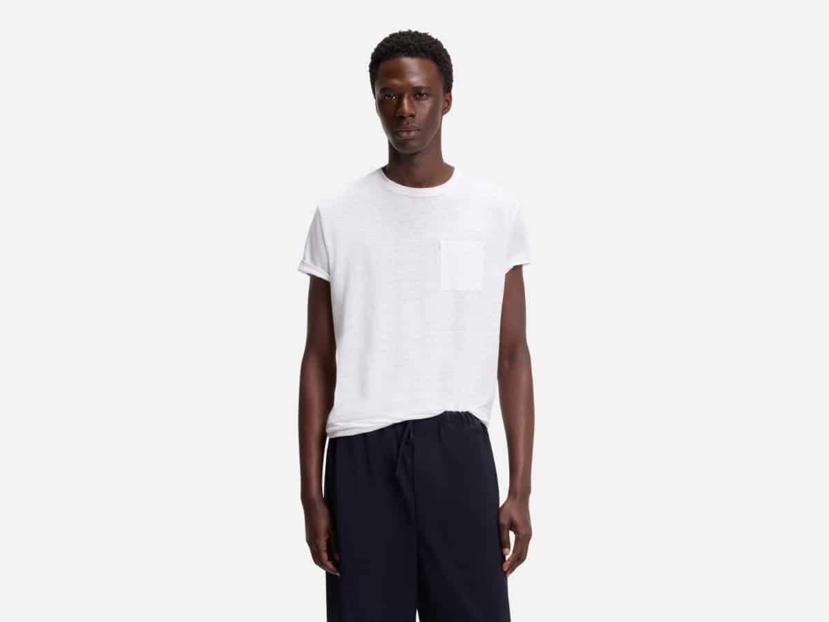 Boss by beckham t shirt in linen