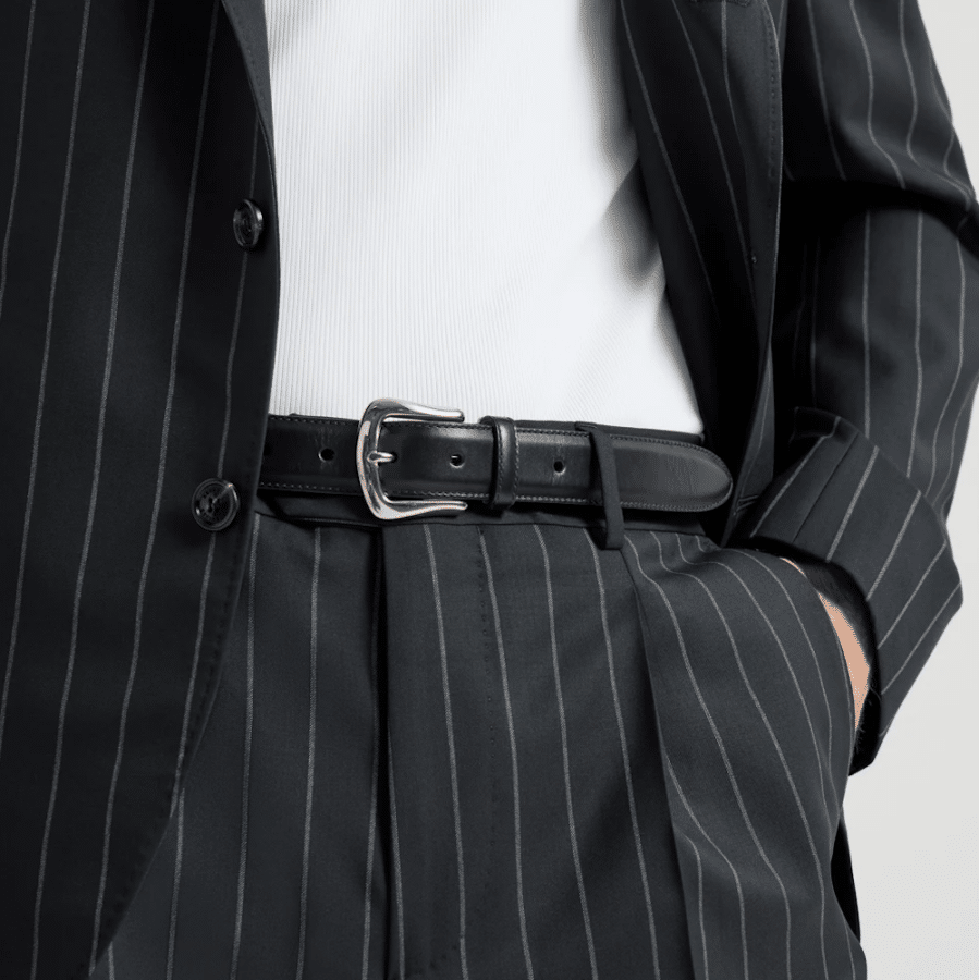 Brunello cucinelli calfskin belt