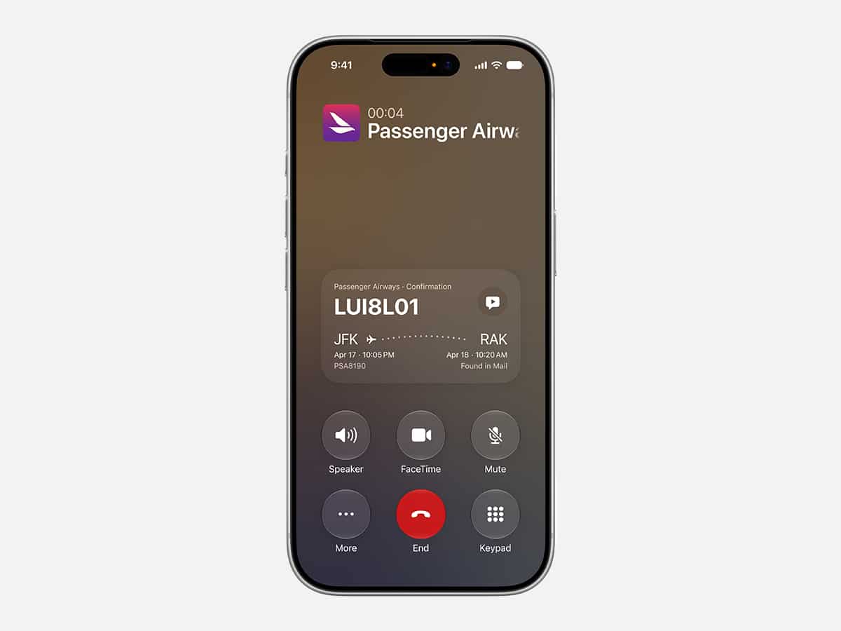 Call context apple ai