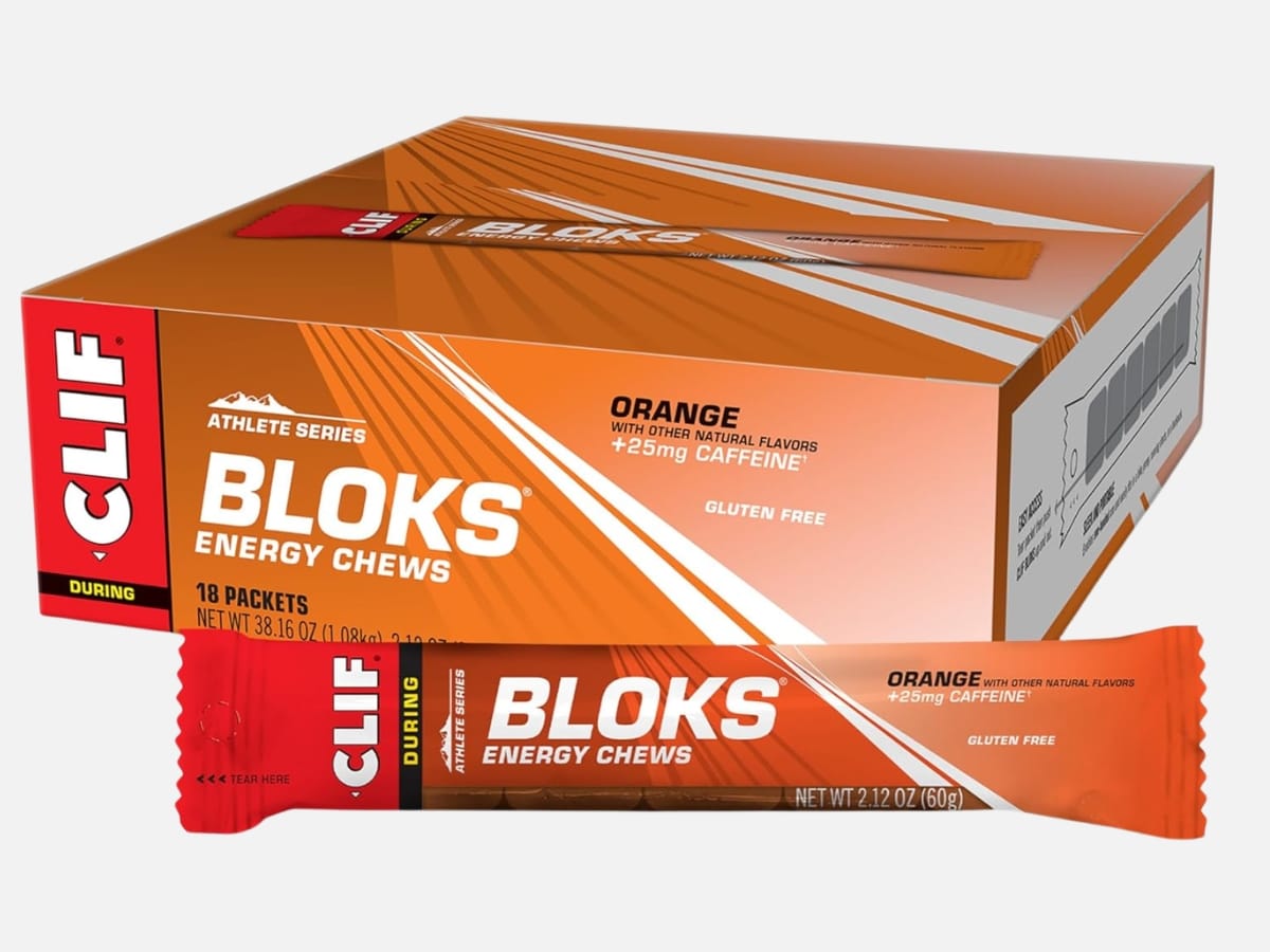 Clif bloks orange