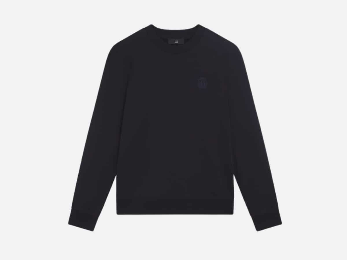 Dunhill athluxury cotton cashmere sweatshirt