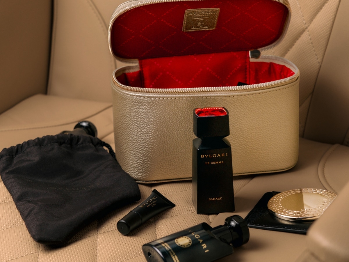 Emirates bulgari amenit kits for first and business class customers 1