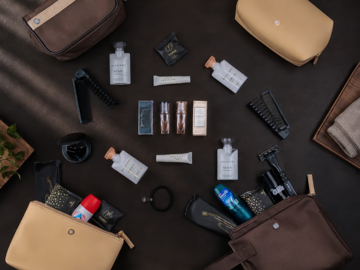 Emirates bulgari amenit kits for first and business class customers 4