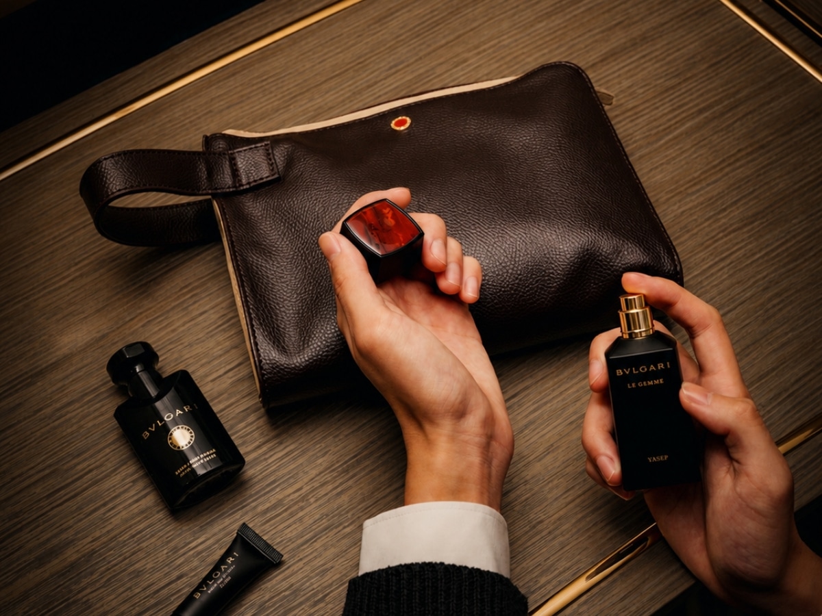 Emirates' New Bulgari Amenity Kits Turn In-Flight Toiletries Into