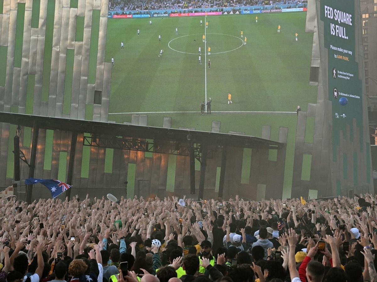Federation square world cup live site
