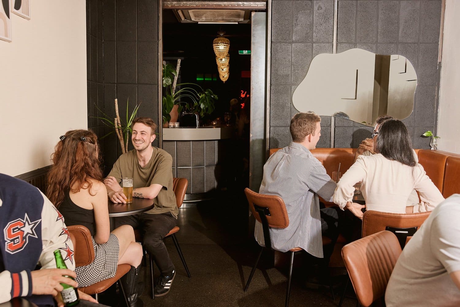 Interior of Little Red's Bar in Melbourne