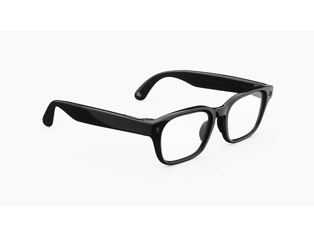 Meta glasses 0018 meta adventurer standard classic black clear lenses