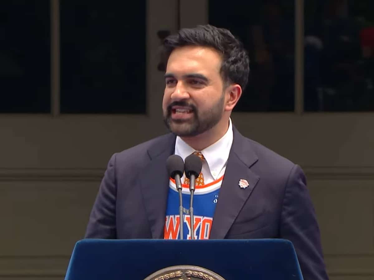 New york city mayor zohran mamdani knicks victory speech 3