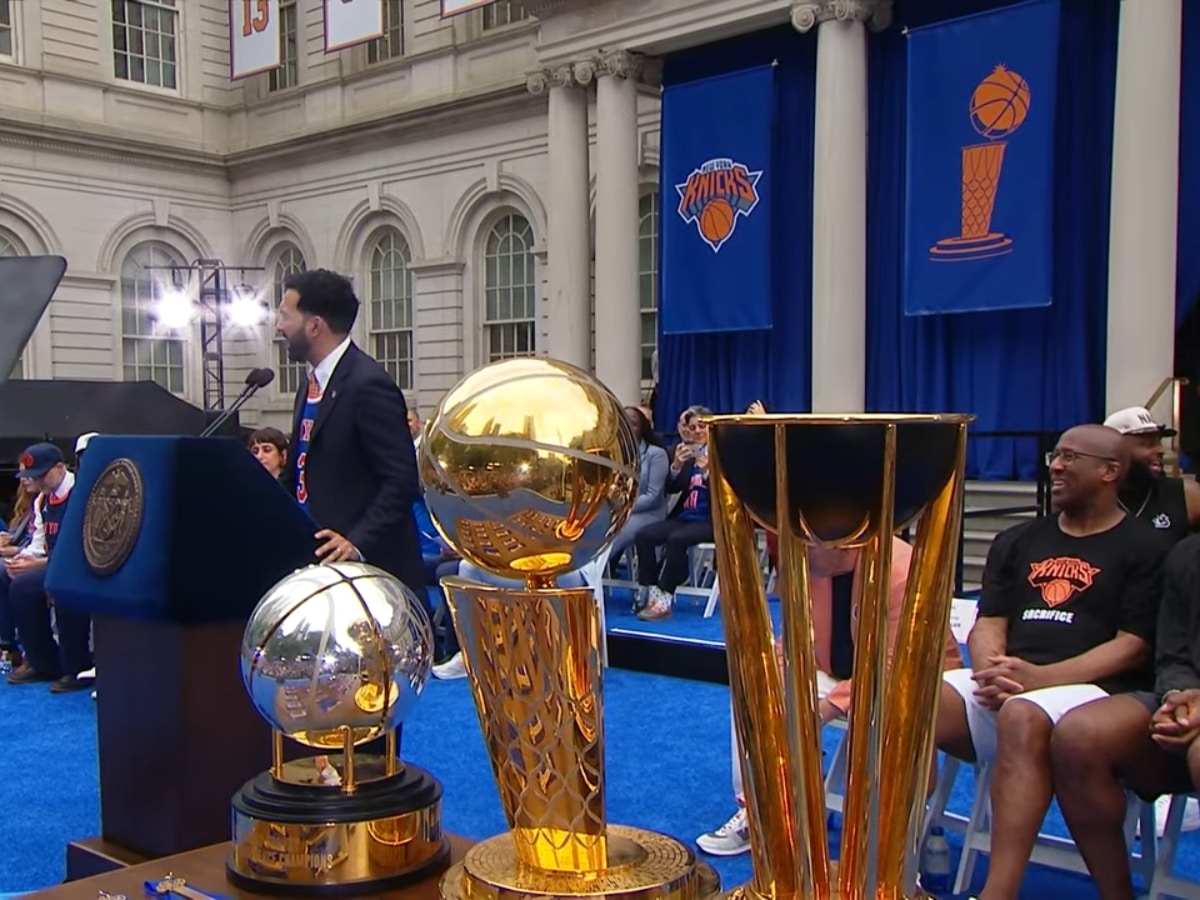 New york city mayor zohran mamdani knicks victory speech 4