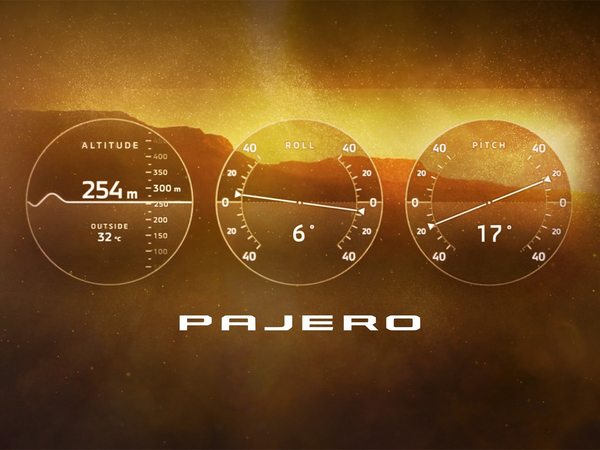 Pajero dashboard