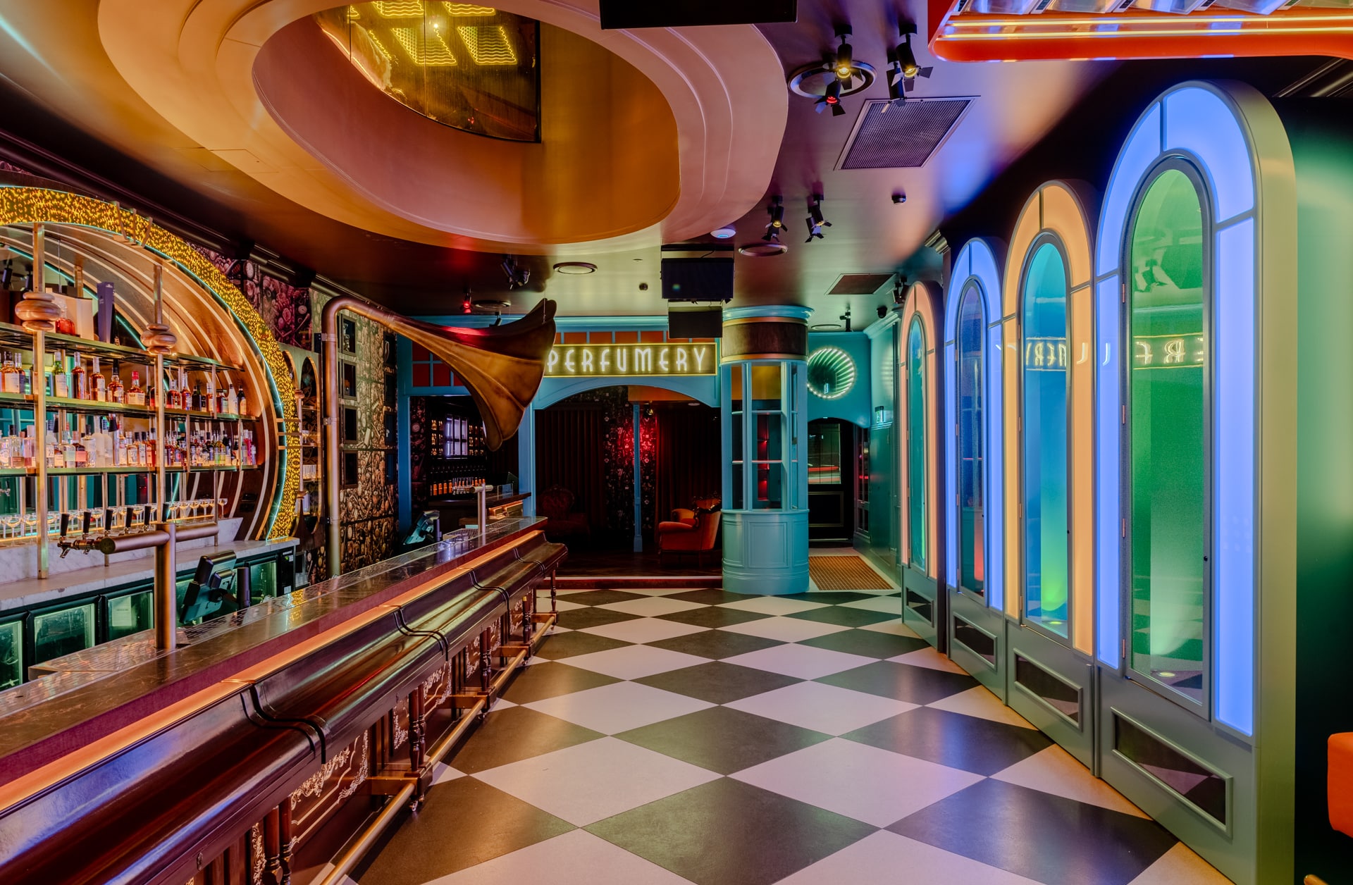 Interior of Pawn & Co bar in Prahran Melbourne