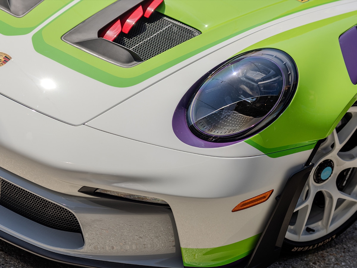 Porsche 911 gt3 rs headlight