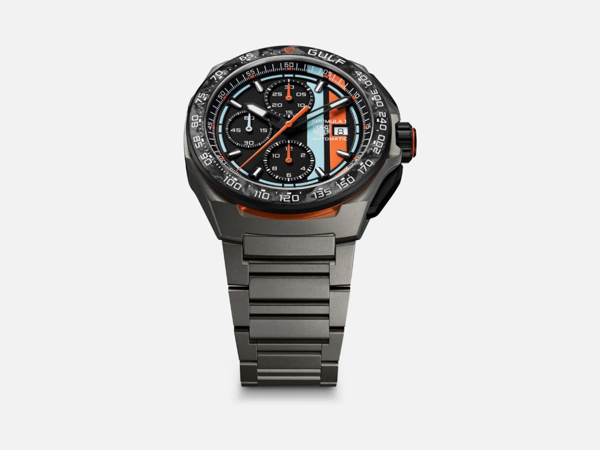 Tag heuer formula 1 chronograph x gulf 6