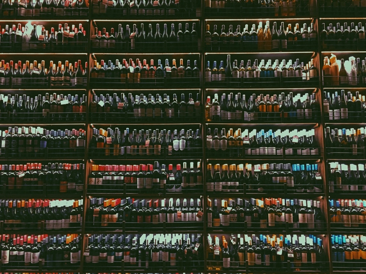 Wine bottles