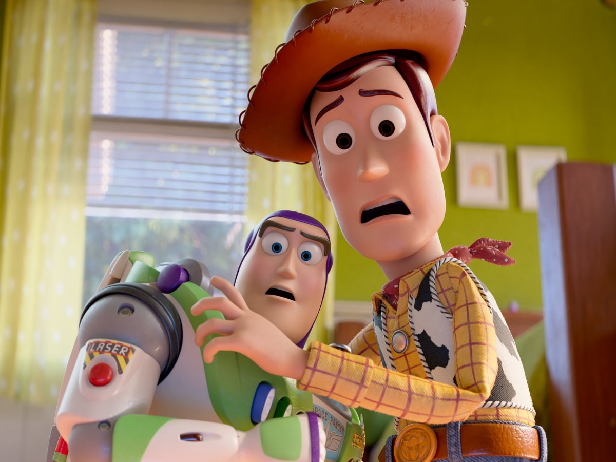 Woody and buzz lightyear in toy story 5